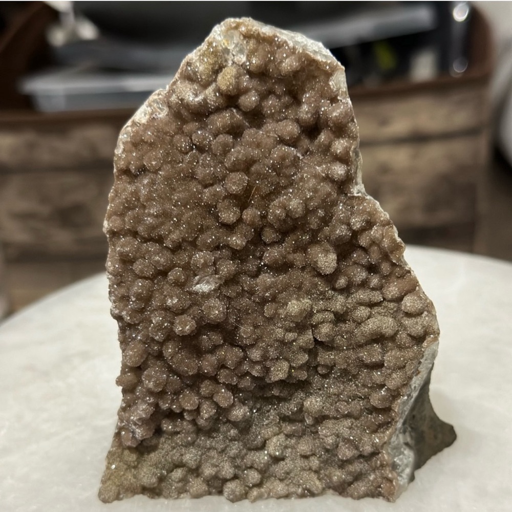 Shimmery grape agate free form